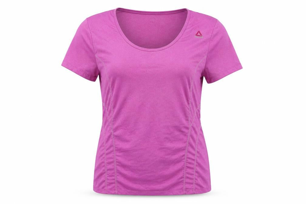 Front view of Reebok Women's Purple XL Activewear T-Shirt