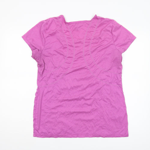 Reebok Women's Purple XL Activewear T-Shirt