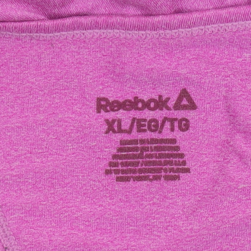 Reebok Women's Purple XL Activewear T-Shirt