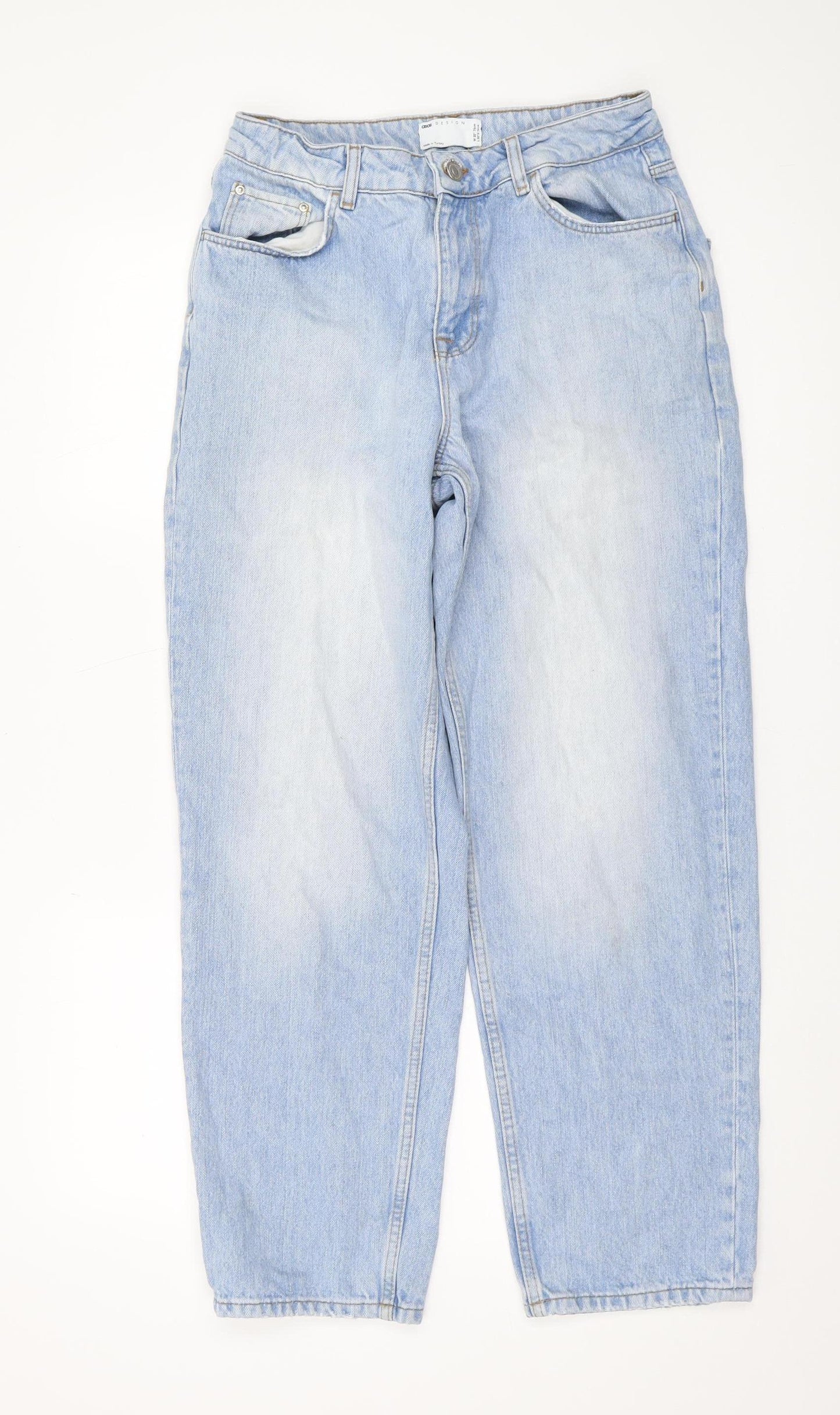 ASOS DESIGN Women's Blue Straight Jeans - M