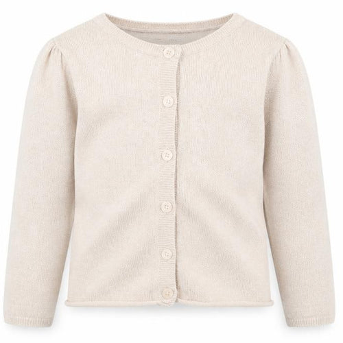 The Little White Company Girls Beige Cardigan, Size 2-3 Years