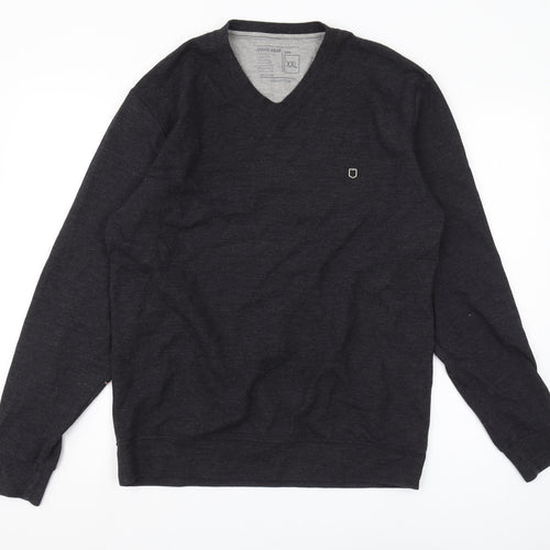ARSHID WEAR Men's Black 2XL Pullover Sweatshirt