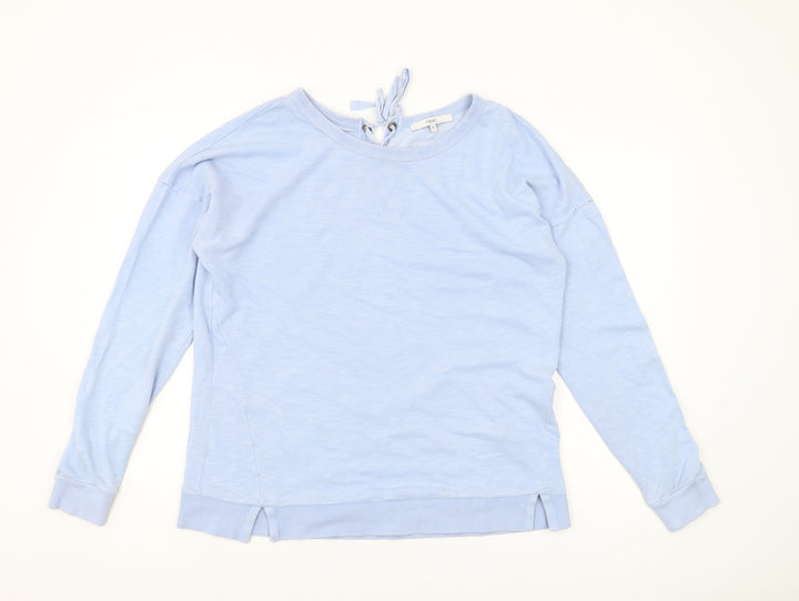 Next Women's Blue Pullover Sweatshirt Lace Up