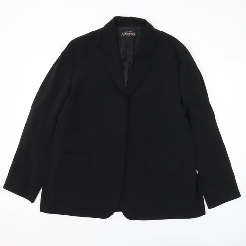 Marks and Spencer Women's Black Blazer Size 18