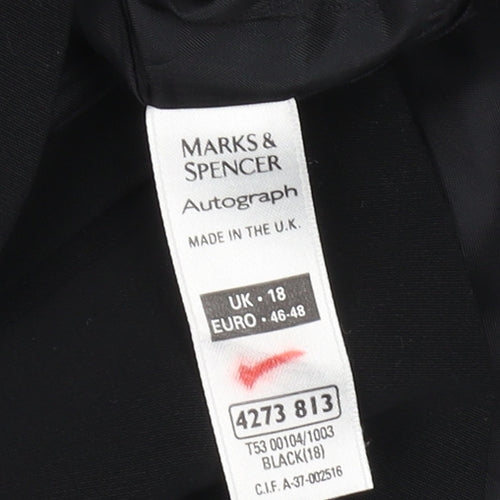 Marks and Spencer Women's Black Blazer Size 18