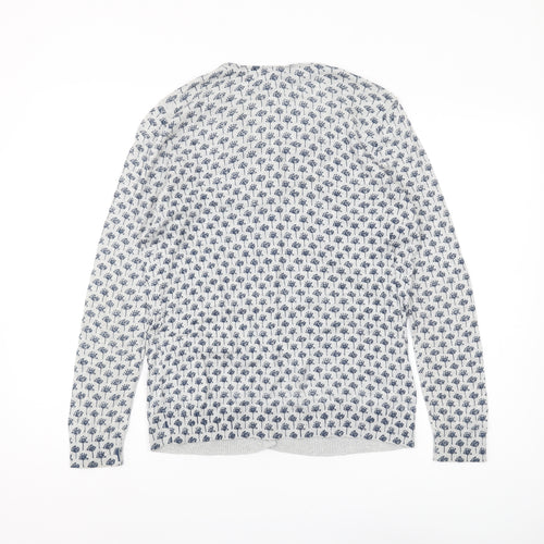 He Loves Me Women's Blue Floral Cardigan XL