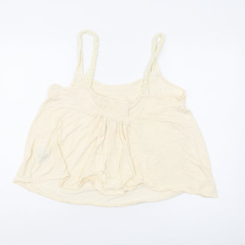 Marks and Spencer Women’s Ivory Crochet Camisole Top Size 14