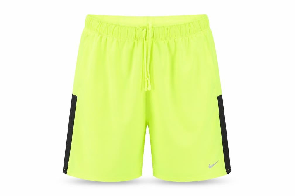 Front view of Nike boys’ green athletic shorts xl - gym & running