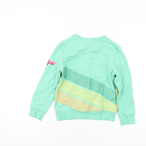 The Powerpuff Girls Green Sweatshirt Girls 7 Years