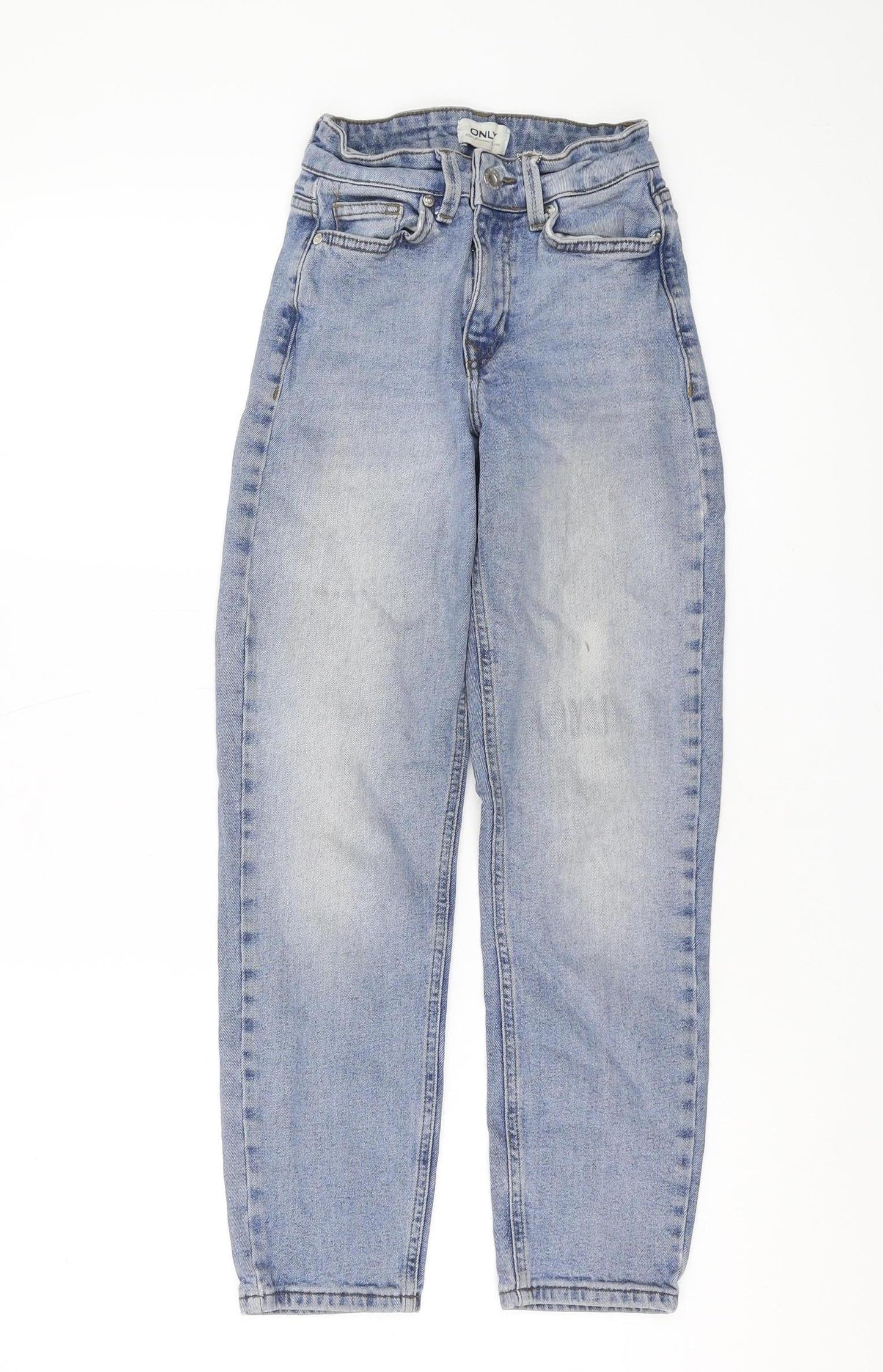 ONLY Women's Blue Straight Jeans XS Light Denim