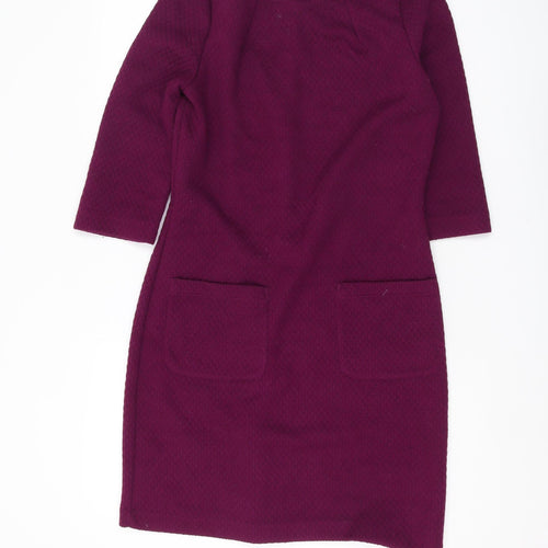 Boden Women's Purple Sheath Dress Size 10, Versatile & Chic