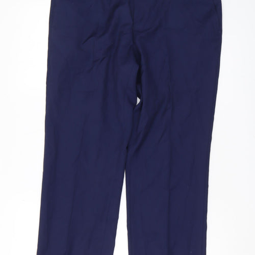 Burton Menswear Blue Men's Trousers 36S, Comfort Fit