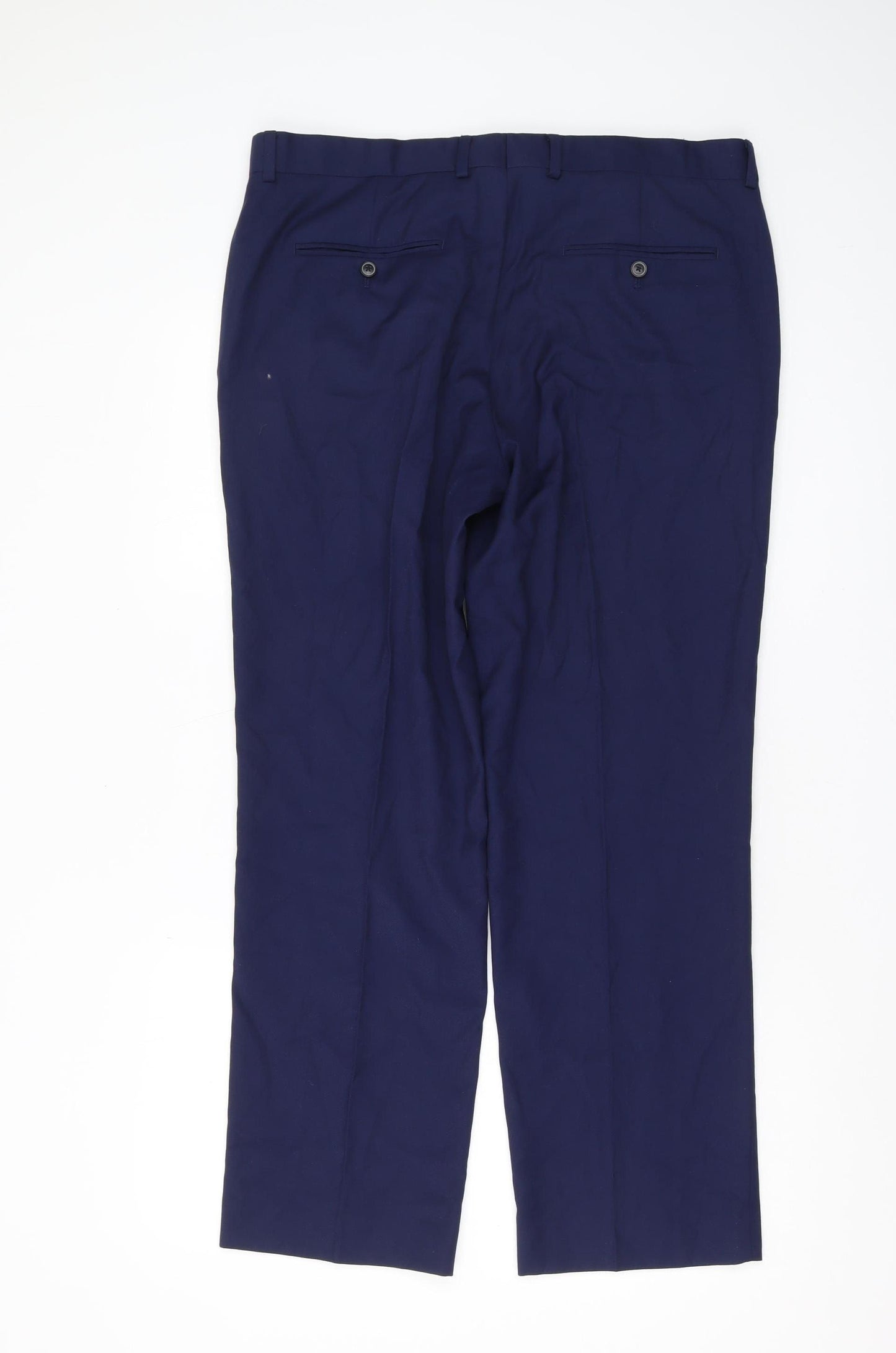 Burton Menswear Blue Men's Trousers 36S, Comfort Fit