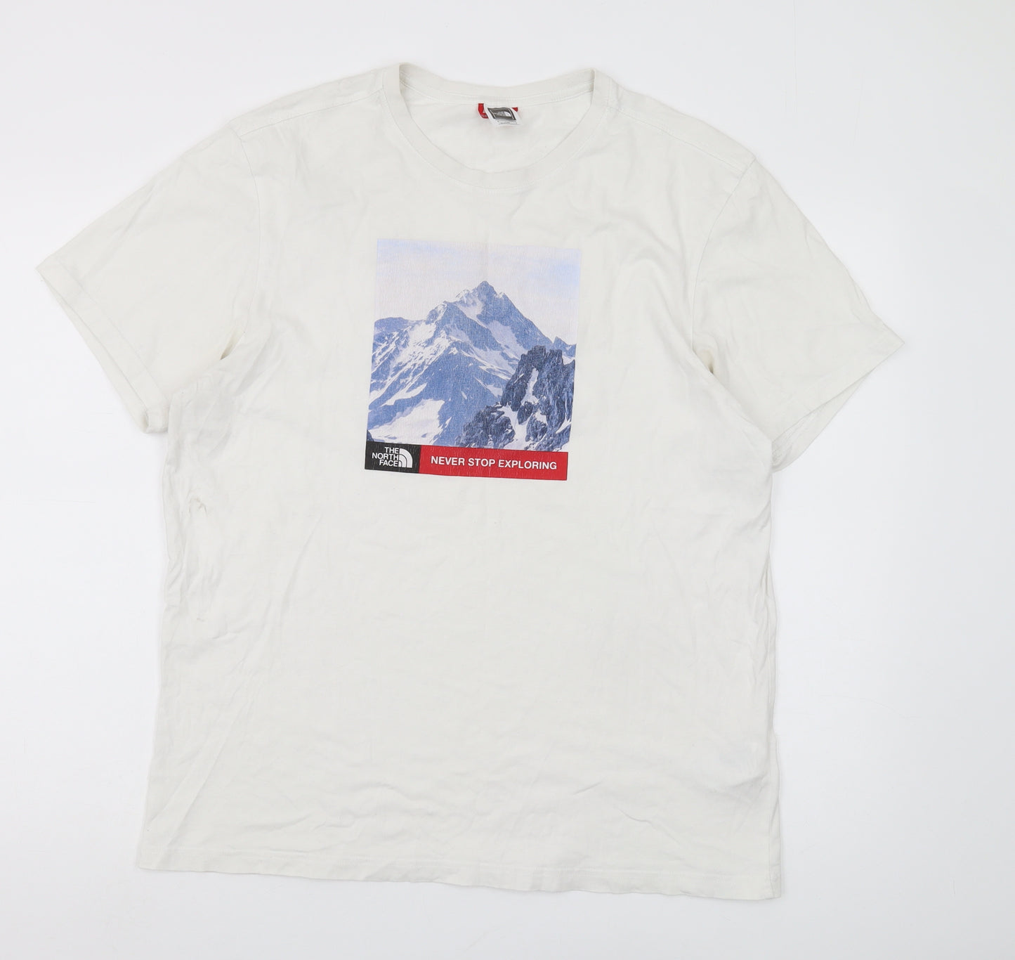 The North Face Men's White L Outdoor Graphic T-Shirt