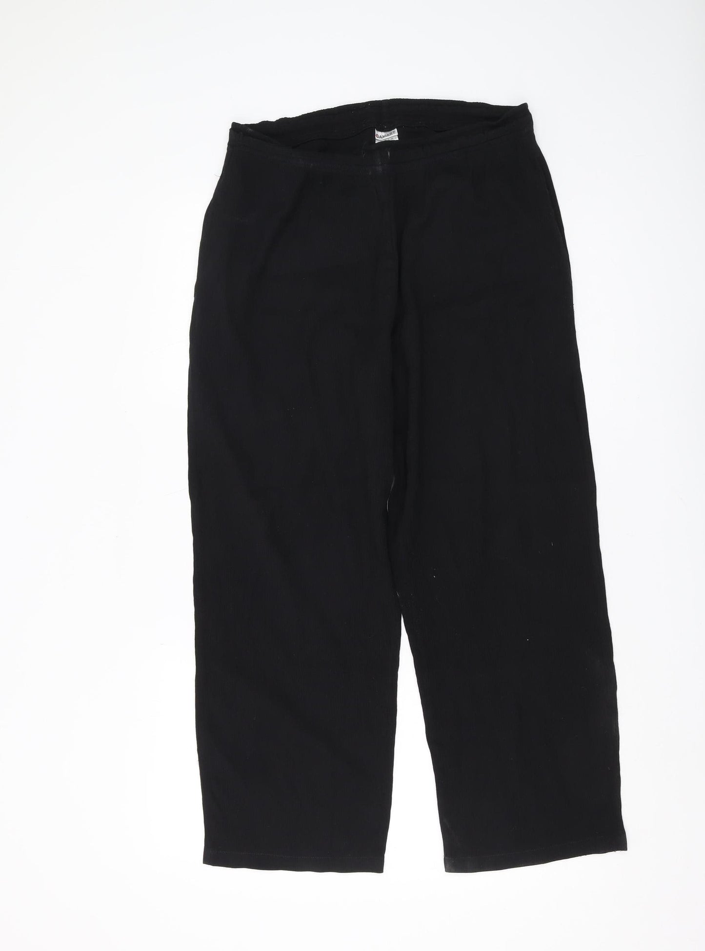 Damart Women's Black Trousers Size 18 Viscose Blend