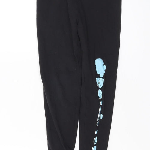 George Boys Black Pokémon Jogger Trousers Size 7