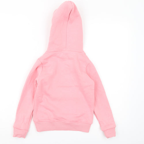 Palm Angels Girls Pink Embroidered Pullover Hoodie 6 Years