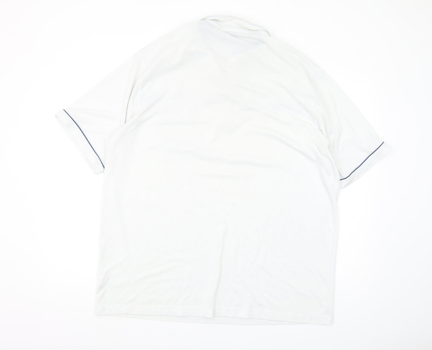 Tom Hagan White Polo Shirt Mens 2XL Casual