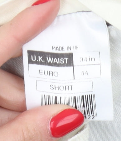Burton Menswear Grey Dress Pants 34 in Men's Trousers