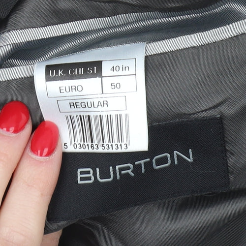 Burton Men's Brown Regular Blazer - 40 Inch Chest, Classic Fit