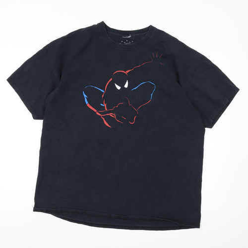 Universal Studios Spider-Man Black XL Cotton T-Shirt