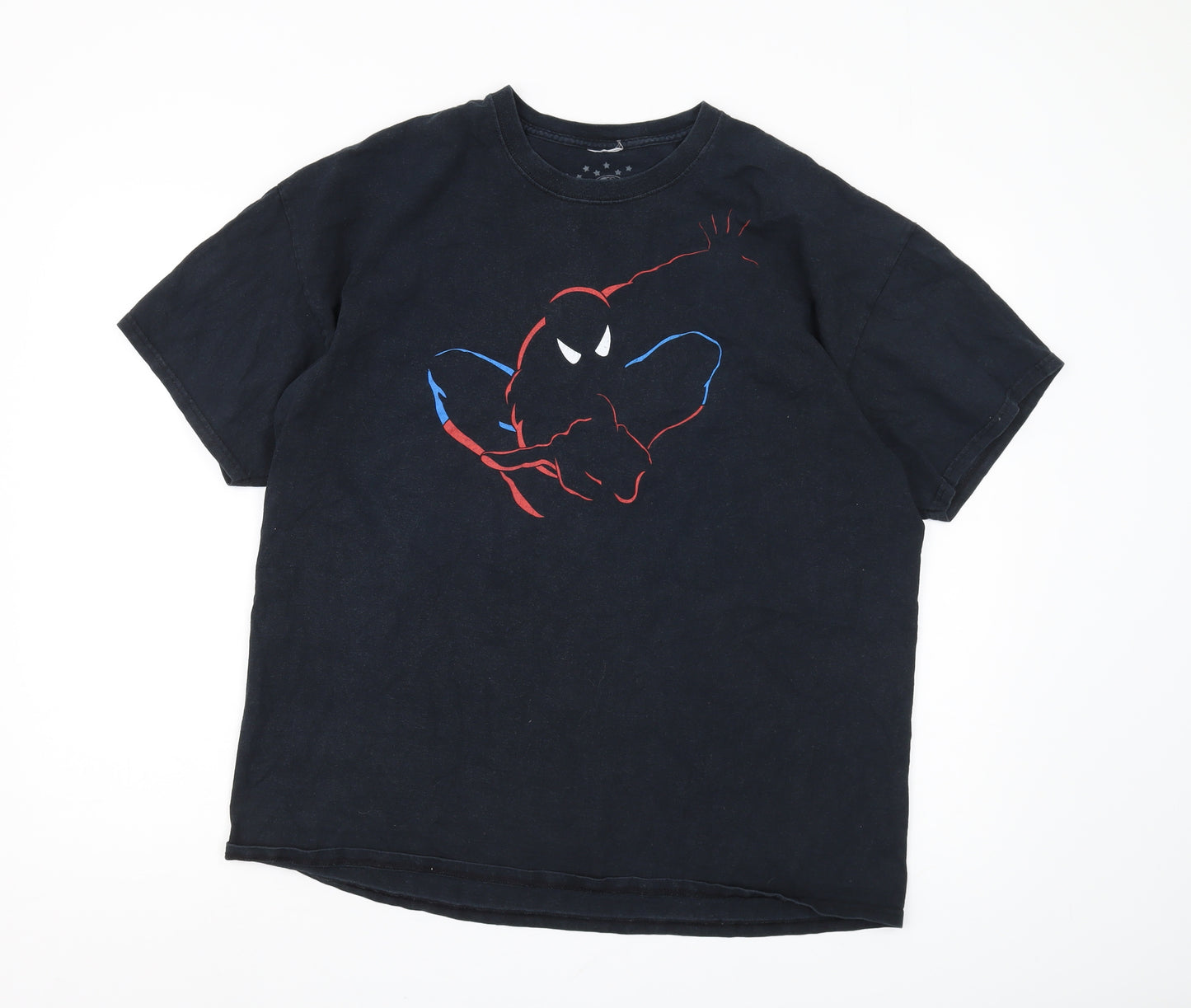 Universal Studios Spider-Man Black XL Cotton T-Shirt