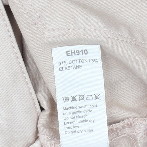 Simply Be Women's Beige Skinny Jeans Size 16