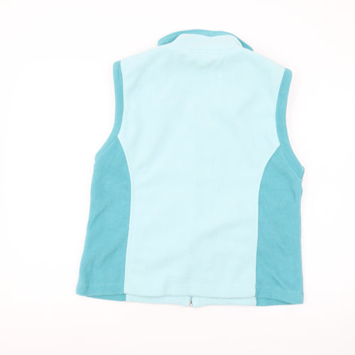 Amoretti Women's Blue Fleece Waistcoat L Full Zip