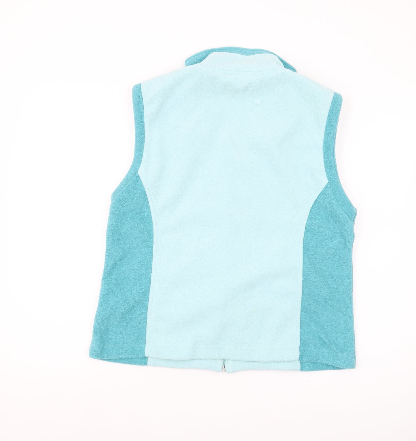 Amoretti Women's Blue Fleece Waistcoat L Full Zip