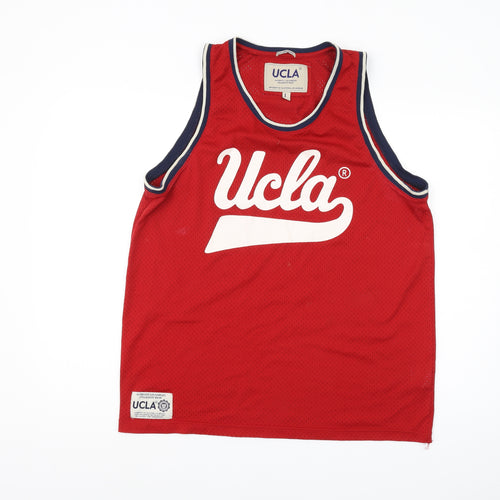 UCLA Red Sleeveless Men's T-Shirt L - Authentic University Wear