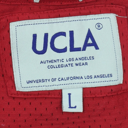 UCLA Red Sleeveless Men's T-Shirt L - Authentic University Wear