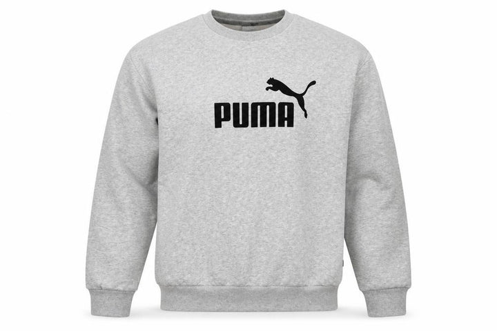 Front view of Puma Men's Grey Crew Neck Sweatshirt -, size M
