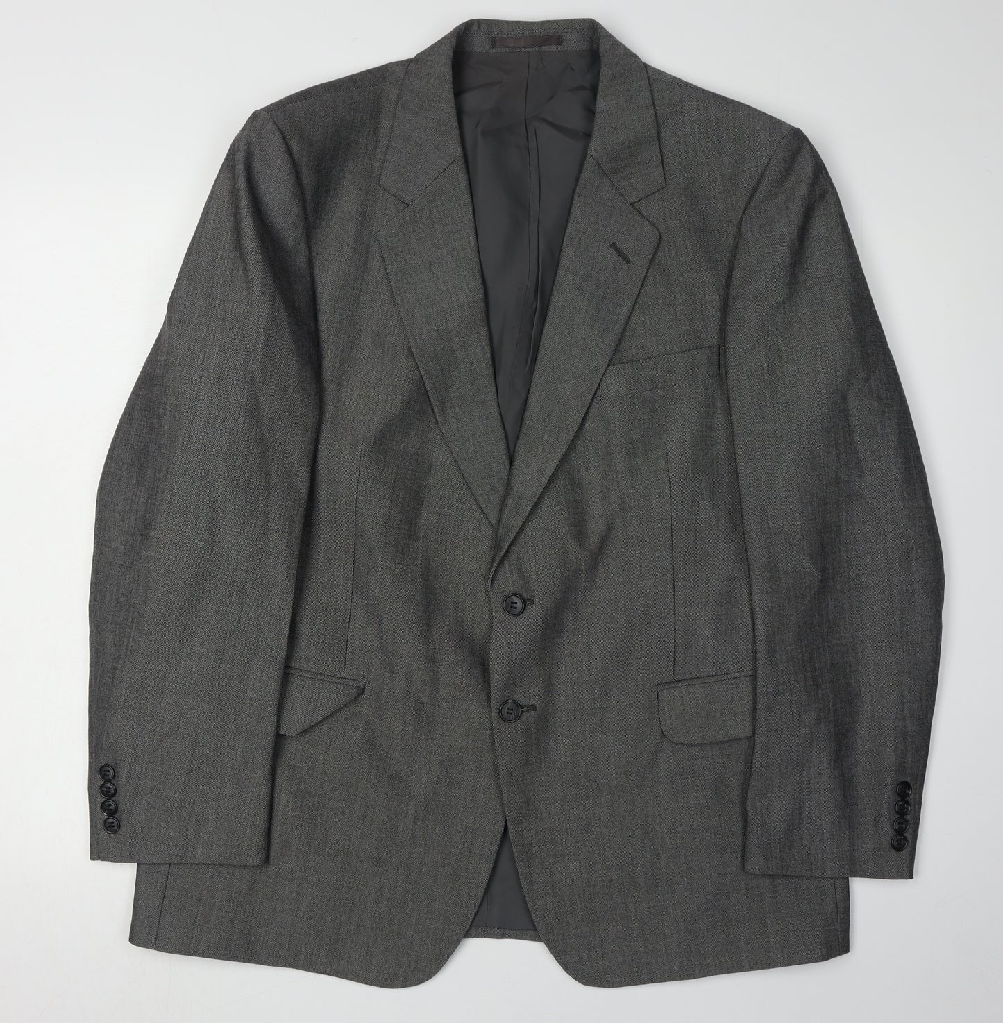 St Michael Men's Grey Blazer, 42S Notch Lapel, Formal
