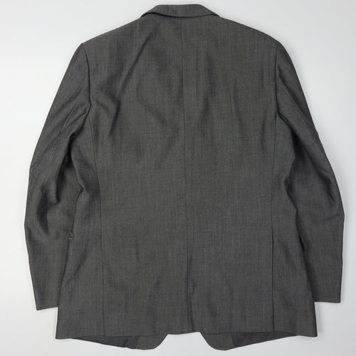 St Michael Men's Grey Blazer, 42S Notch Lapel, Formal