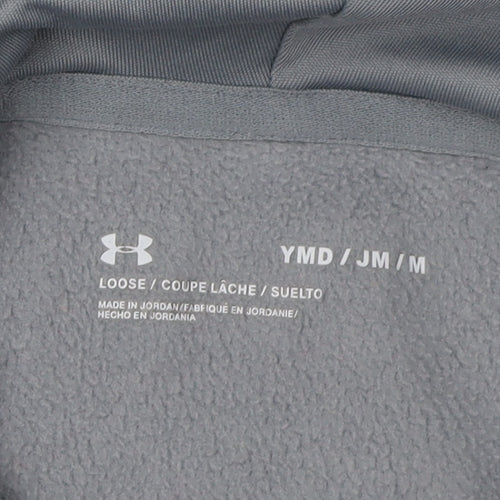 Under Armour Unisex Kids Grey Hoodie M Pullover