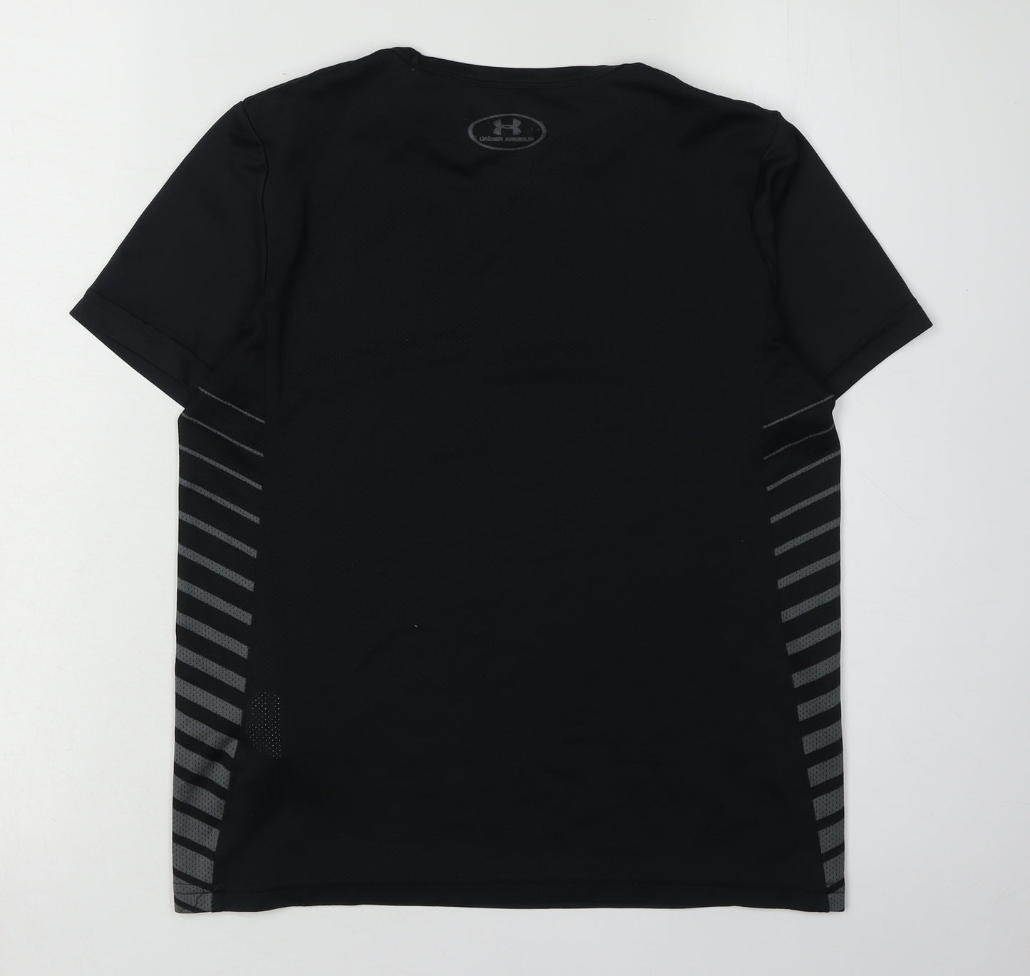 Under Armour Boys Black Gym Training T-Shirt Size L