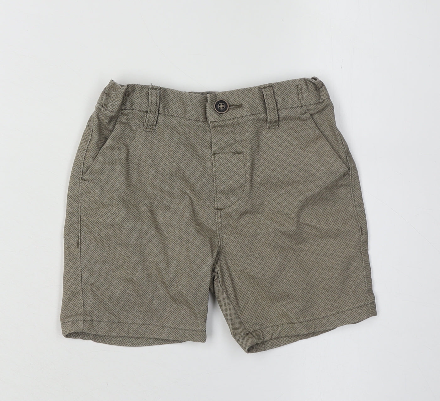 Next Boys Brown Chino Shorts 2-3 Years Casual Summer