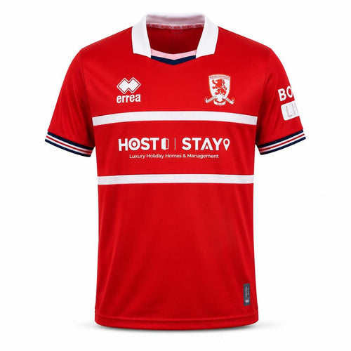 Errea Men's Red Football Jersey, Size 2XS, Short Sleeve