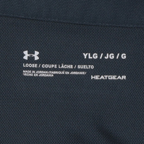 Under Armour Men's Grey Full Zip Hoodie, Size L, Loose Fit
