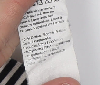 River Island Boys Green Striped T-Shirt 11-12 Years