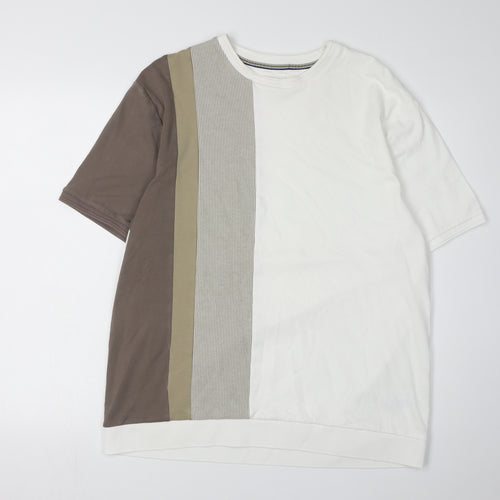 Next Men's L Cotton Colourblock T-Shirt