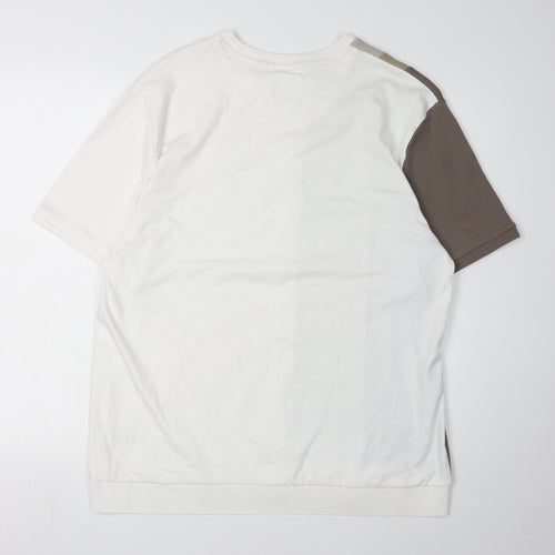 Next Men's L Cotton Colourblock T-Shirt