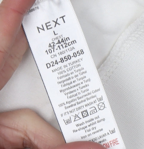 Next Men's L Cotton Colourblock T-Shirt