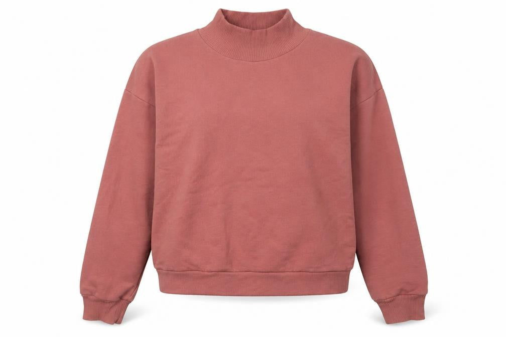 Front view of Chelsea Peers Pink Women's XS Pullover Sweater