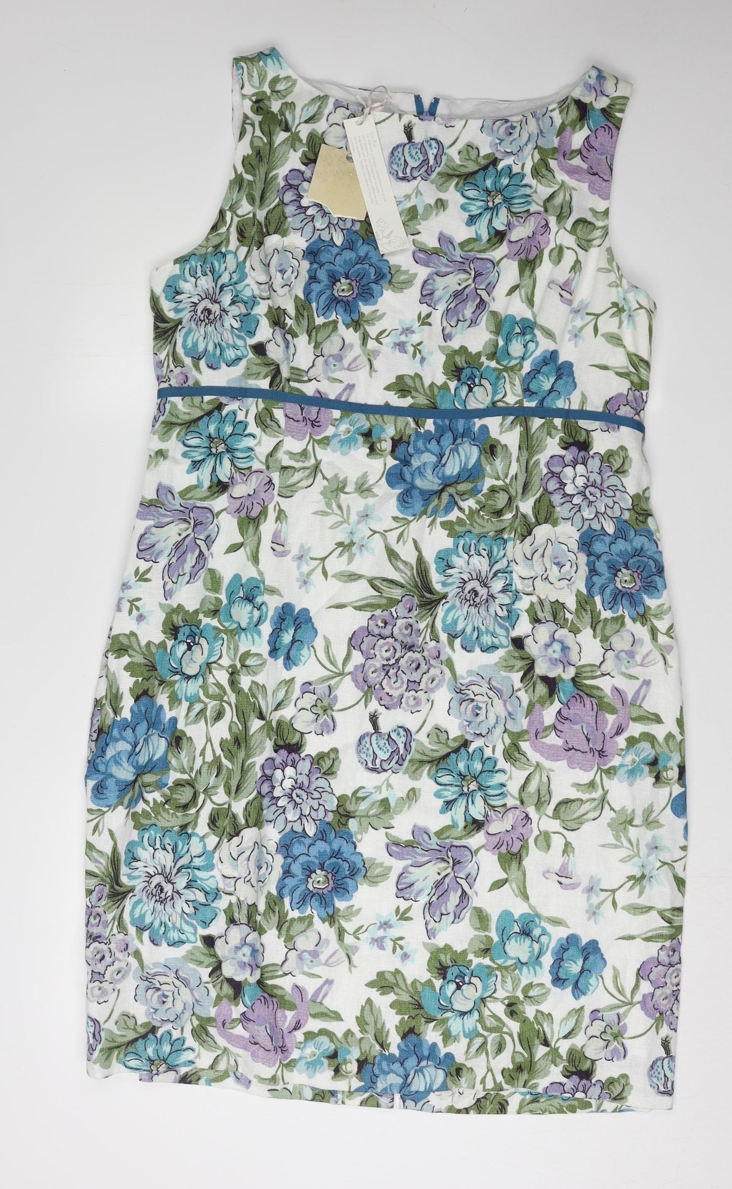 Laura Ashley Women’s Multicoloured Floral Sheath Dress Size 18