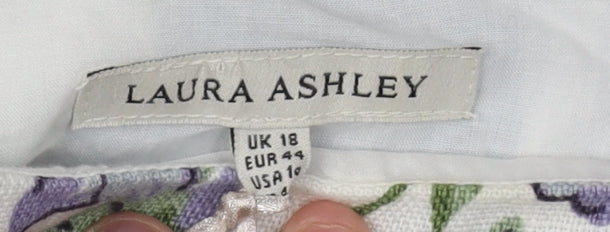 Laura Ashley Women’s Multicoloured Floral Sheath Dress Size 18