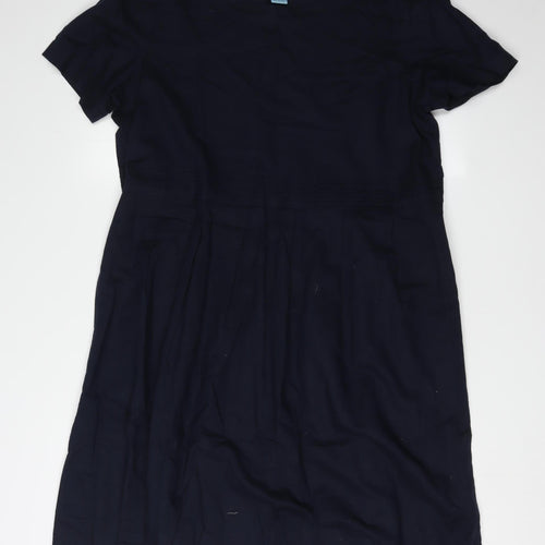 Monsoon Women's Black Short Sleeve Dress Size 18