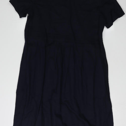 Monsoon Women's Black Short Sleeve Dress Size 18