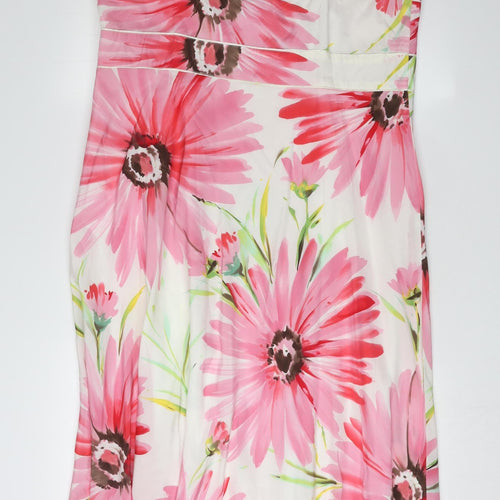 Monsoon Women's Floral Slip Dress, Size 18, Multicoloured