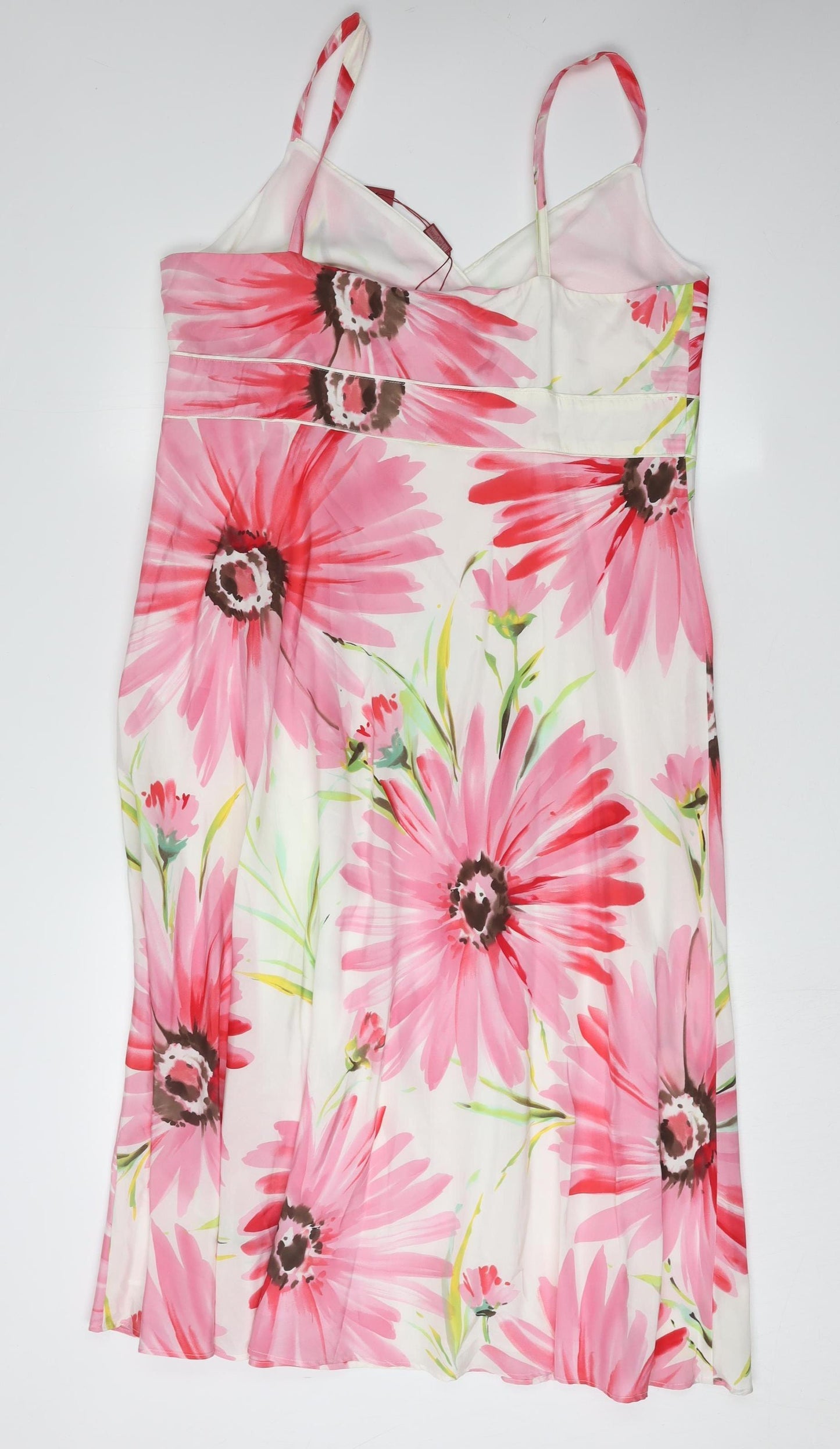 Monsoon Women's Floral Slip Dress, Size 18, Multicoloured